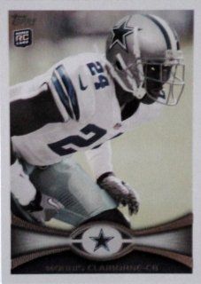 2012 Topps #355 Morris Claiborne Trading Card in a Protective Case   Dallas Cowboys Sports Collectibles