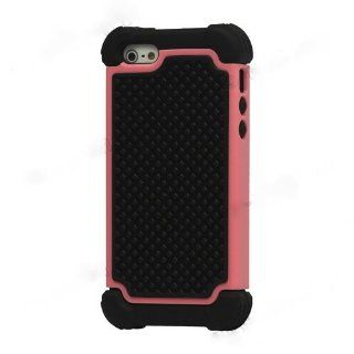 Sooper Pink Defender Heavy Duty Protective Hard Full Body Cover Case for Apple Iphone 5 5g + Free Screen Protector Cell Phones & Accessories