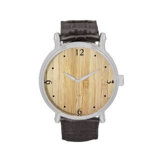 Bamboo Look Wristwatches