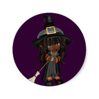 KRW Cute Lil AA Witch Halloween Sticker