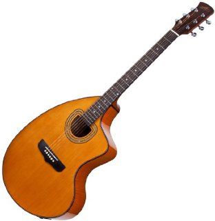 Giannini Guitars GSCRA FM CEQ Giannini Craviola Acoustic Electric Guitar Musical Instruments
