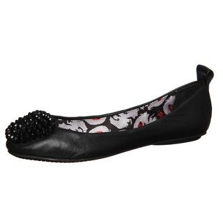 Betsey Johnson Women's 'Sauceey' Black Ballerina Flats Betsey Johnson Flats