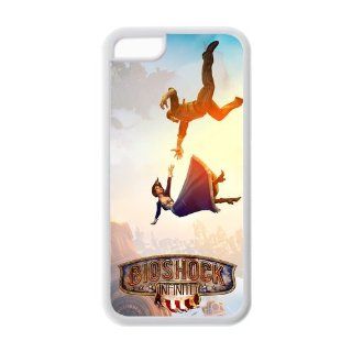 Popular PC game bioshock cute cartoon roles love each other TPU case for Iphone 5c Cell Phones & Accessories