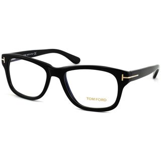 Tom Ford Unisex Shiny Black Plastic Eyeglasses Tom Ford Optical Frames