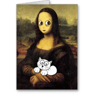 'Mona Lisa's Smile' Card