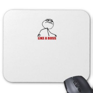 9GAG like a boss Mousepad