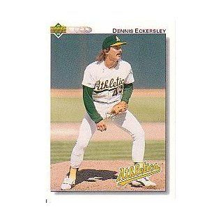 1992 Upper Deck #331 Dennis Eckersley Sports Collectibles