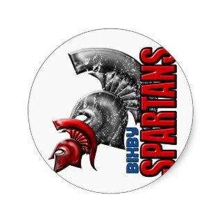 Bixby Spartans (vertical) Stickers