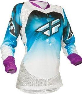 Fly Racing Kinetic Girls Youth Race Jersey , Gender Girls, Primary Color Blue, Size Lg, Distinct Name Blue/Purple, Size Segment Youth 367 621YL Automotive
