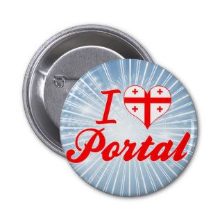 I Love Portal, Georgia Pin