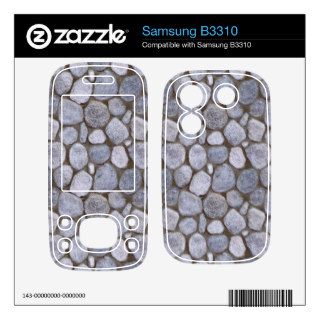 A Bunch of Stones (Pebbles) in the Dirt   Gray Samsung B3310 Decal