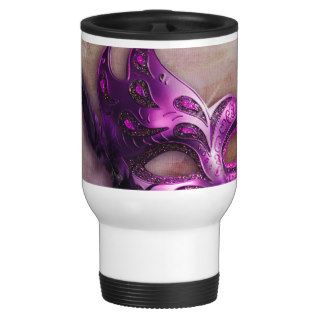 Elegant Purple & Gold masquerade mask Coffee Mug