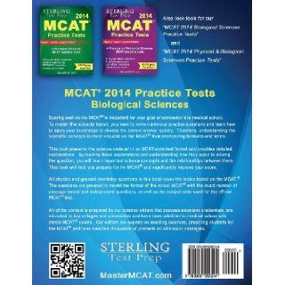 MCAT Prep 2014 Physical Sciences Practice Tests & Questions   4 tests Sterling Test Prep 9780989292504 Books