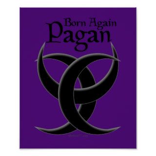 Born Again Pagan Purple Posters