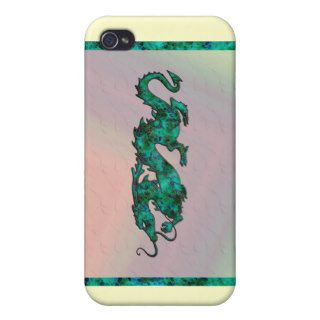 Dragon Dragon Cutout of Crystal Covers For iPhone 4
