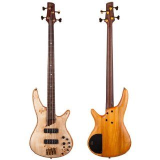 Ibanez SR1600 Premium Soundgear Bass   Natural Flat, 4 String Musical Instruments