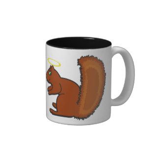 Squirrel Good Vs. Evil Coffee Mugs