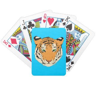 Tiger clip art deck of cards