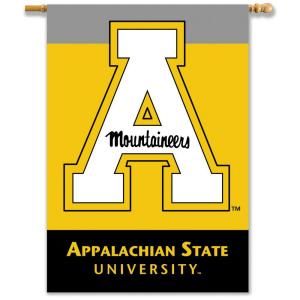 BSI Products NCAA 28 in. x 40 in. Appalachian State 2 Sided Banner with Pole Sleeve 96076