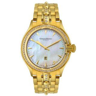 Christian Bernard Men's MT336ZWF 5th Collection Cubic Zirconia Gold Tone Watch Watches