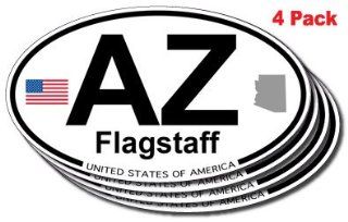 Flagstaff, Arizona Oval Sticker 4 pack 