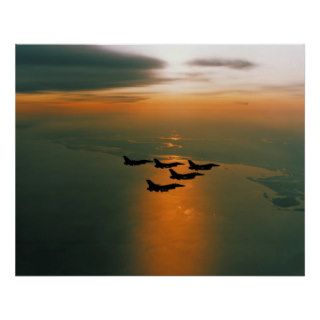 F 16 Sunset Squadron Posters