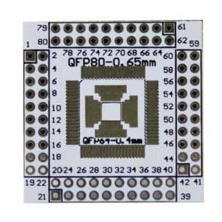 Generic QFN QFP TQFP LQFP 16 80 to DIP Adapter Double Side Board Module for Arduino  Electronics  Camera & Photo