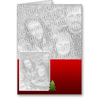 Two Photo Christmas Greeting Greeting Cards