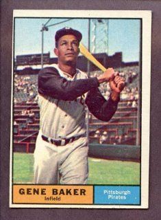 1961 Topps #339 Gene Baker Pirates EX MT 206652 Kit Young Cards Sports Collectibles