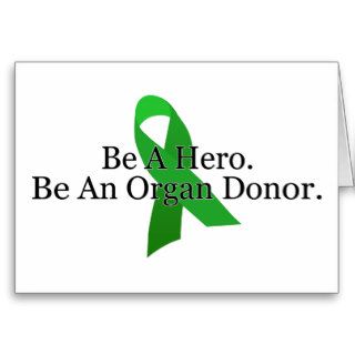 Bold Organ Donor Cards
