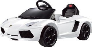 LICENSED LAMBORGHINI AVENTADOR Ride on Toy Battery Operated Car for Kids Remote Control with Music and Light Toys & Games