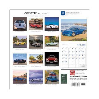 Corvette 2012 Square 12X12 Wall Calendar (Multilingual Edition) BrownTrout Publishers Inc 9781421685762 Books