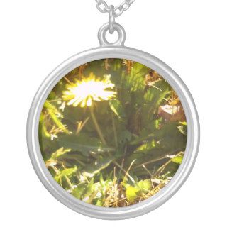 Lone Dandelion Necklace