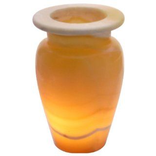 Alabaster Handmade Vase Candle Lamp   A001   Decorative Vases