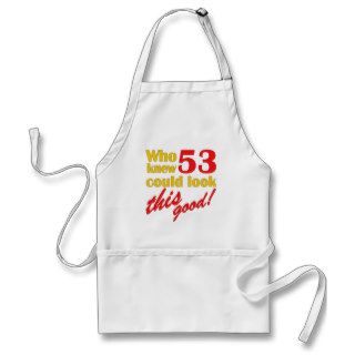 Hilarious 53rd Birthday Gifts Apron