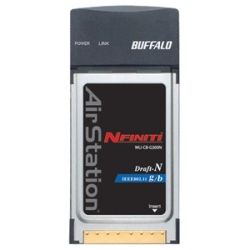 Buffalo AirStation WLI CB G300N Nfiniti Wireless Notebook Adapter (Refurbished) Buffalo Wireless Networking