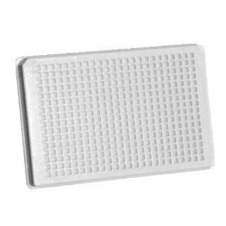 Whatman 7700 1101 Polystyrene Filter Bottom Clear UNIFILTER Dye Terminator Removal Plate with 384 Wells and Long Drip Director, 100 microliter Well Volume (Pack of 50) Science Lab Filtering Microplates