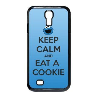 Keep And Calm EAT A COOKIE Samsung Galaxy S4 I9500 Case Keep Calm Unique cases cover at abcabcbig store Cell Phones & Accessories