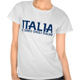 ITALIA BLUE T SHIRTS