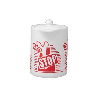 STOP FACTORY POLLUTION RED LOGO CAUSES ENVIRONMENT