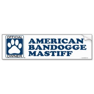 American Bandogge Mastiff Blue Bumper Stickers