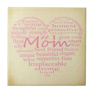 Definition Of A Mother Heart Outline Tile