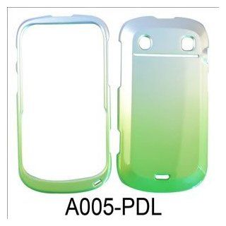 Blackberry BOLD 9900 9930 Two Tones, White and Green HARD PROTECTOR COVER CASE / SNAP ON PERFECT FIT CASE Cell Phones & Accessories