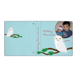 Snowy Owl Personalized Photo Book Binder