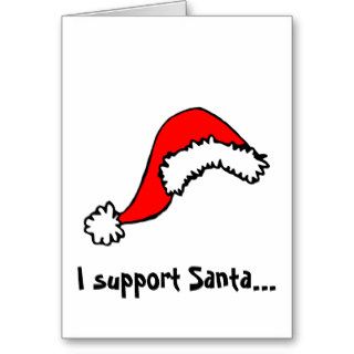 Funny Support Santa Cards
