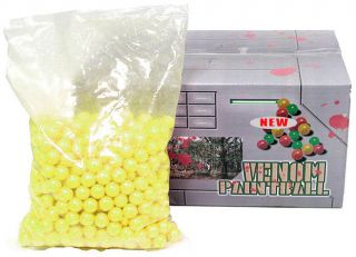 Yellow Venom Paintball Pellets for .68 Caliber (500 count) Pods/Hoppers