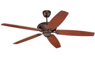 Monte Carlo 5DCR60TB DC60 60 Inch 5 Blade Ceiling Fan with Remote and Mahogany Blades, Tuscan Bronze    