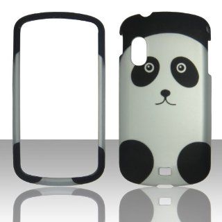 2D Panda Design Samsung Stratosphere i405 Verizon Case Cover Hard Phone Case Snap on Cover Rubberized Touch Protector Case Cell Phones & Accessories