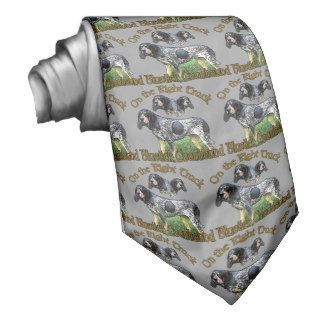 Bluetick Coonhound Gifts Custom Ties