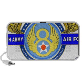 8TH ARMY AIR FORCE "ARMY AIR CORPS" WW II iPhone SPEAKERS